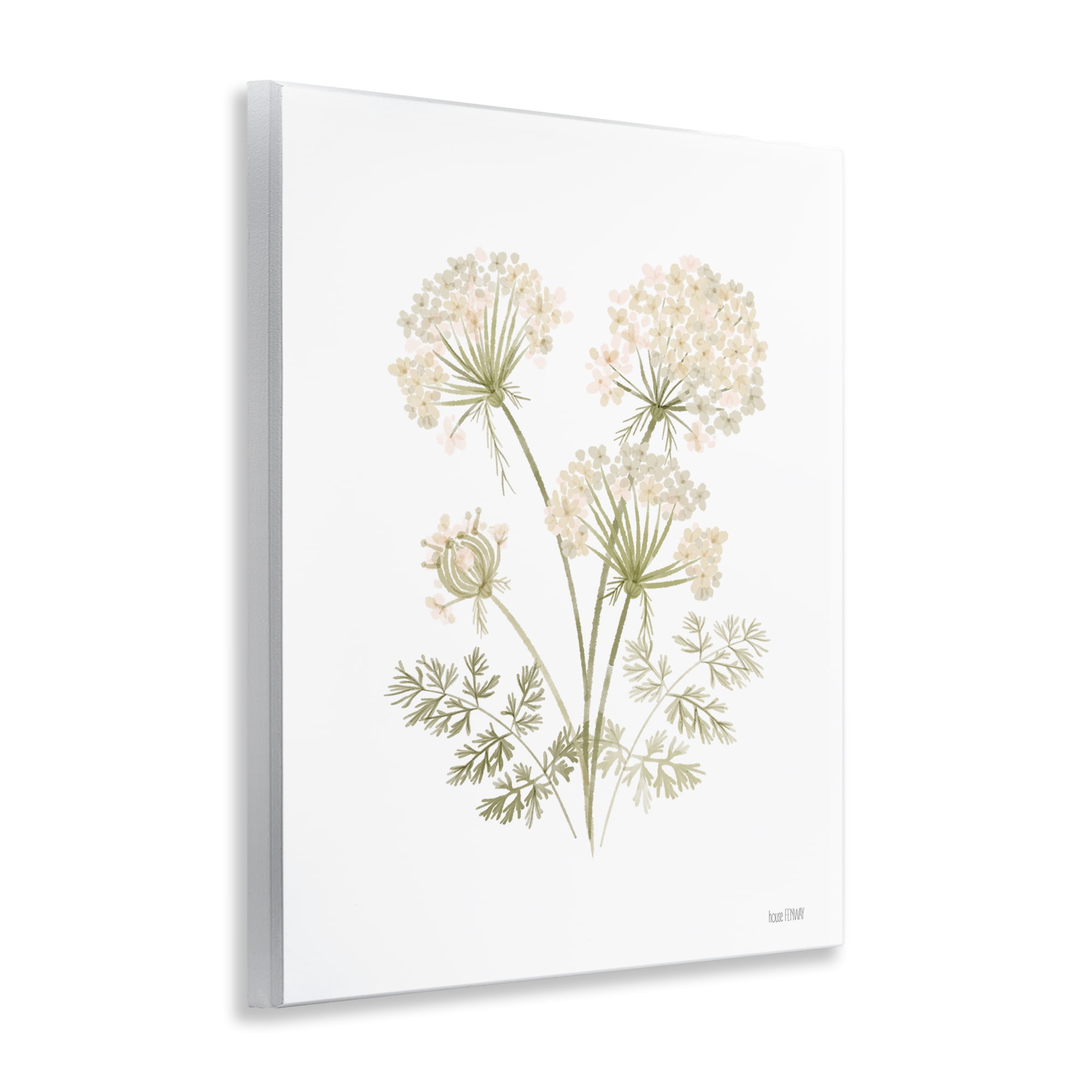Stupell Industries Spring Dandelion Sprigs Plants & Flowers Painting Unframed Art Print Wall Art, 11 x 14