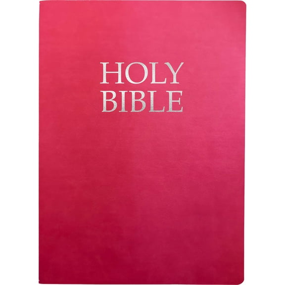 King James Version Easy Read Bible: KJVER Holy Bible, Large Print, Berry Ultrasoft : (King James Version Easy Read, Red Letter, Pink) (Hardcover)