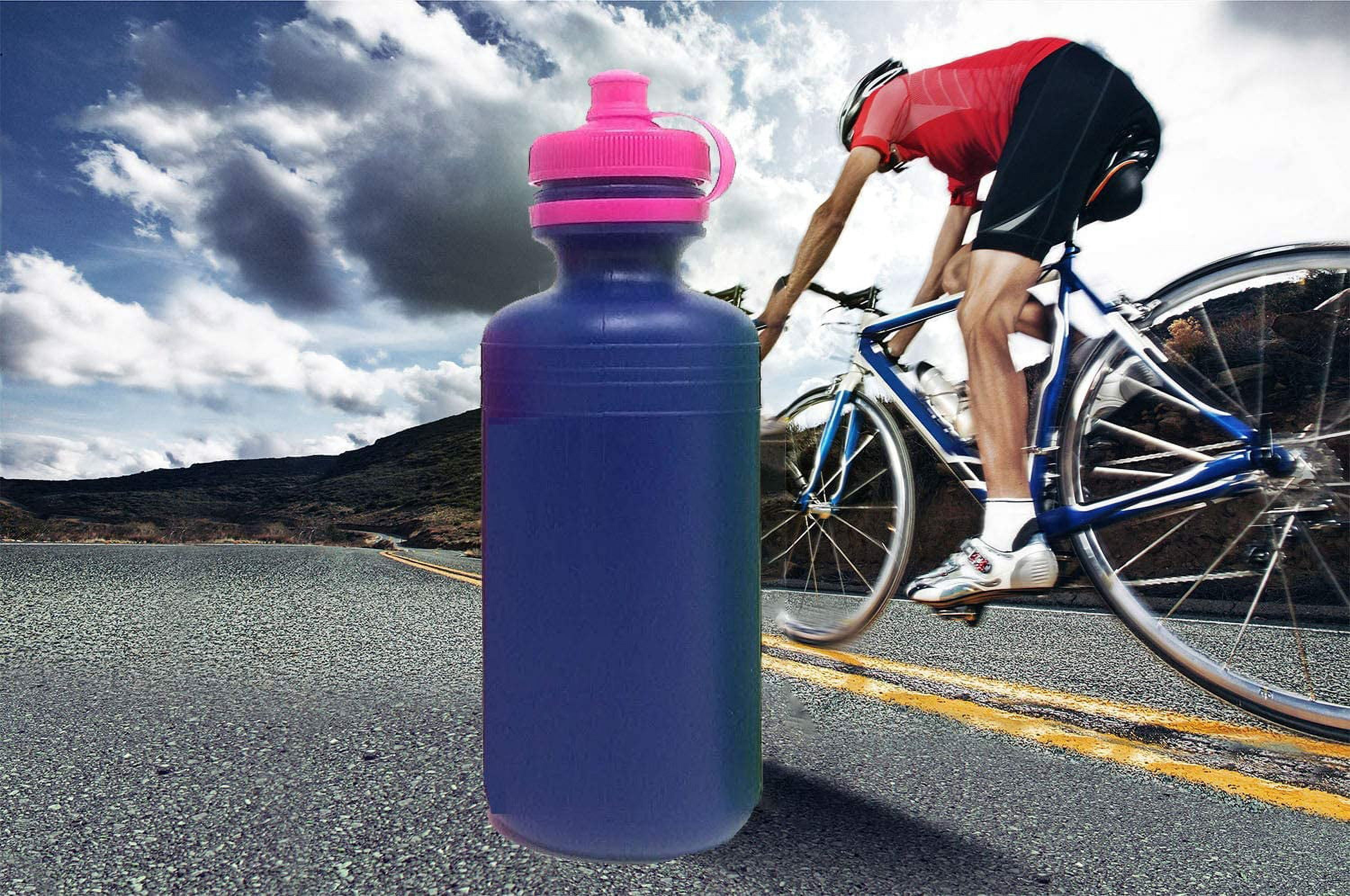 Bottles N Bags 18 oz Plastic Water Bottle with Wrist Strap (24 Pack)