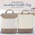 thumbnail image 2 of La bolsa aislante para botellas Itzy Ritzy mantiene las botellas calientes y frías, color vainilla, 2 of 7