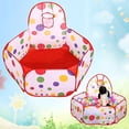 thumbnail image 4 of AYYUFE Children Kids Ocean Ball Pit Pool Game Play Hoop Indoor Outdoor Ball Toy Tent, 4 of 6