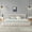 Beige, variant on Noble House Oprah California King Size Chenille Upholstered Bed Frame, Modern Solid Frame Grounded Platform Bed, Beige