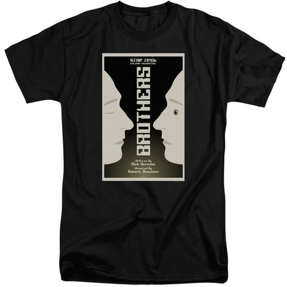 Star Trek Tng Season 4 Episode 3 Adult Tall T-Shirt 18/1 T-Shirt Black