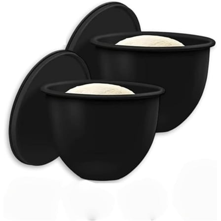 2PCS Silicone Bowl Liners for Kitchen Aid Mixer, Mixing Bowl Insert with Lids Compatible with Tilt-Head & Bowl-Lift Stand Mixers, for Baking Cooking, No More Replacement Mixer Bowls Needed (x)