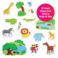 thumbnail image 2 of Edushape Magic Creations, Jungle Fun- Stick-On Removable Stickers Baby Bath Foam Toys for Toddlers 1-3, 2 of 6