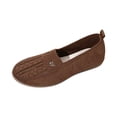 thumbnail image 2 of Miluxas Knit Flats for Women Round Toe Casual Flat Shoes Soft Comfort Lightweight Walking office Mary Jane Shoes Brown 5.5(36), 2 of 7