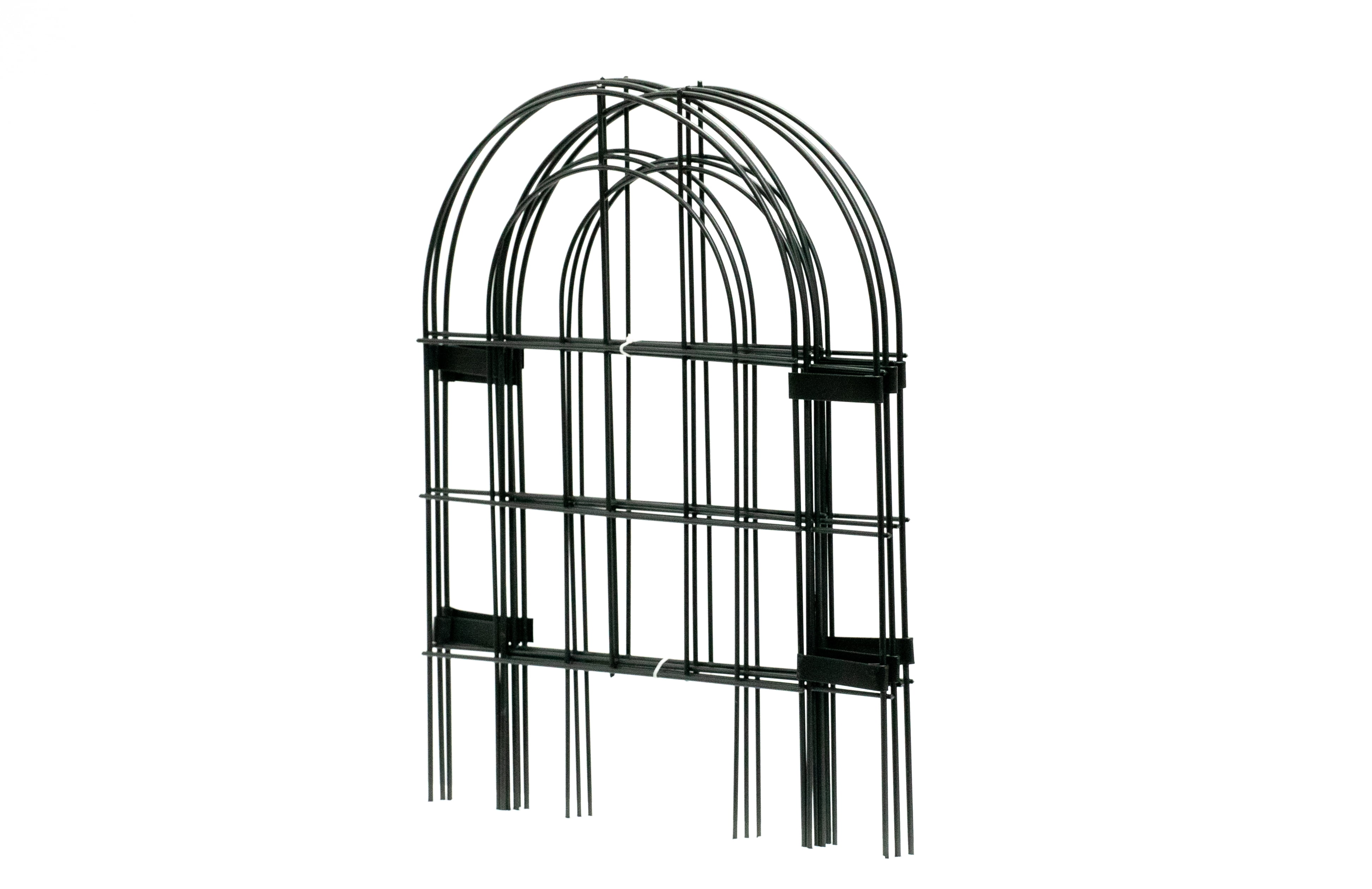 Glamos Wire 18 inch Round Top Arch Decorative clip fence 21 feet total