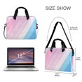 thumbnail image 3 of FORMRS 16" Laptop Bag Carrying Sleeve Case with Handle Travel Shoulder Briefcase, Pink Gradient, 3 of 8