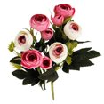 thumbnail image 1 of Advancent Ramo de capullo de rosa artificial de 9 cabezas, decoración de flores rosas de simulación, decoración Floral, flor falsa de boda Flores artificiales rosa Advancent HA7444-04B, 1 of 6