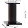 16 Inch (40Cm) PairWood Speaker Stands For HomeCinema Hifi Desktop