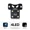 CAM003, variant on 1080P 720P AHD/CVBS Black Car Rear View Camera Wide Angle Waterproof Night Vision Universal Reverse Parking Assistance 6m Cable