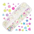thumbnail image 1 of Lentejuelas iridiscentes para decoración de uñas, purpurina holográfica AB, sirena Irregular, escamas de manicura, suministros para profesionales, 1 of 4
