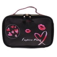 thumbnail image 4 of Niceauty 1Pc Portable Black Makeup Bag with Multiple Compartments for Organized Storage, 4 of 8