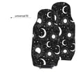thumbnail image 6 of Honeii Crescent and Stars Print Car Seat Covers 2 Pieces, Full Set Universal Seat Covers for Cars, Waterproof Auto Seat Protectors, 6 of 7
