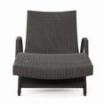 thumbnail image 3 of DAJU Rattan Foldable Backrest Chaise Lounge Set of 2,Outdoor Pool Folding Recliners,Adjustable Patio Chairs Wicker Lounge Chairs for Outside Beach Poolside Sunbathing, 3 of 12