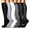 Black Gray White, variant on 6 Pairs Copper Compression Socks for Women & Men Circulation 15-20 mmhg - Better Blood Flow, Swelling, Best Support for Medical, Running, Nursing