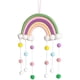 thumbnail image 1 of Adorno colgante arco iris de Macrame oso de fresa color Ch5a-22, 1 of 5