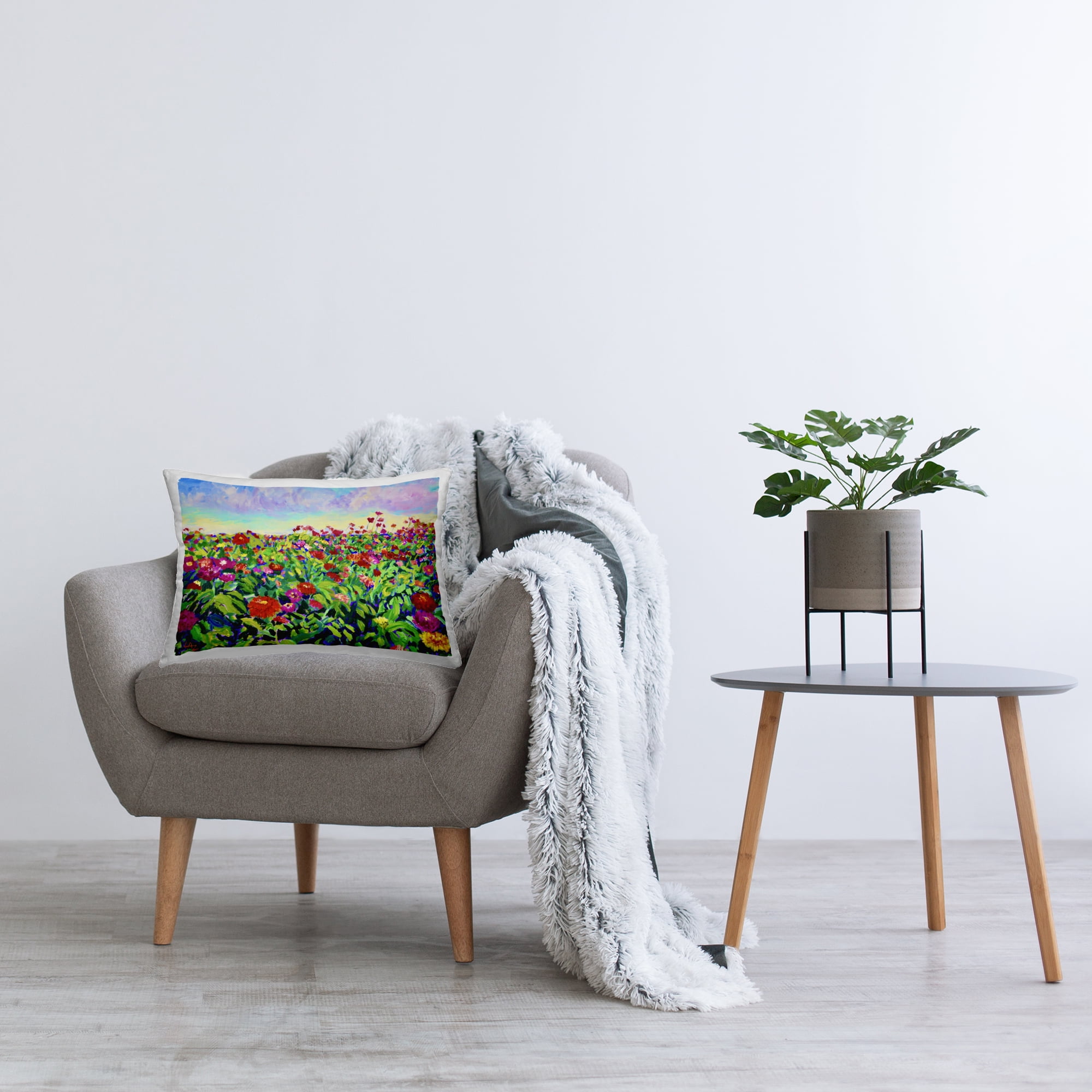 Stupell Industries Hot Summer Blooms Decorative Printed Throw Pillow, design by Lee Ann Zirbes
