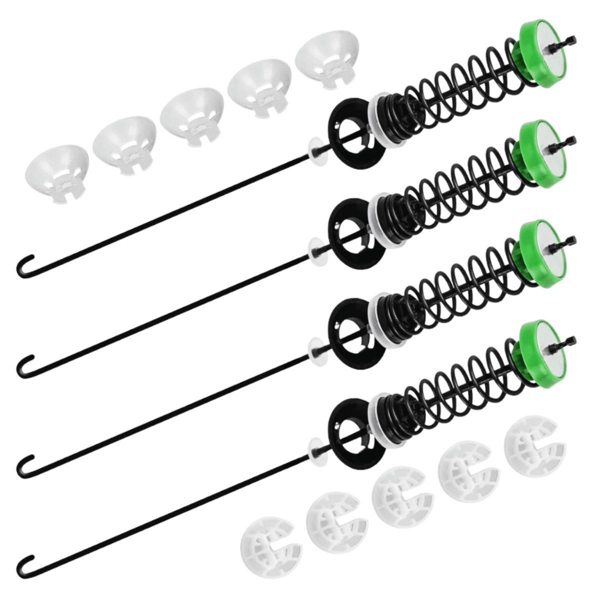 Scaroo W11130362 Washer Suspension Rod Kit For Maytag, Whirlpool MVWC565FW2 4-PCS