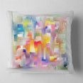 thumbnail image 2 of Designart Colorful Seamless Pattern - Abstract Throw Pillow - 16x16, 2 of 5