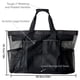 thumbnail image 4 of Monstrate Bolsa de almacenamiento para la playa, bolsa de gran capacidad para exteriores, funda multifuncional de mano, bolso de mano resistente Almacenamiento y organización del hogar, 4 of 6