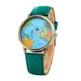 thumbnail image 5 of NovaStitch Men's Denim Fabric Watch with World Travel Map Dial Pattern Casual Quartz Analog for Daily Wear, 5 of 5