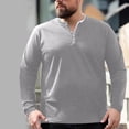 thumbnail image 1 of RKSTN Haut à Manches Longues Surdimensionné pour Hommes, Grande Taille, Col Rond, Mode Automne, 1 of 9