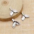 thumbnail image 3 of K-KED 130 Pcs Antique Silver tail Charms Pendant 16x15MM B12377, 3 of 3