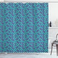 thumbnail image 1 of Ambesonne Fish Shower Curtain, Dragonscale Ornate Motif, 69"Wx84"L, Blue Violet Sea Green, 1 of 2