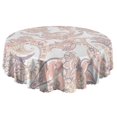 thumbnail image 5 of Paisley Pattern Round Tablecloth 60 Inch Diameter Classic Design Table Cover Polyester Fabric Wrinkle Resistant for Kitchen Outdoor, 5 of 5