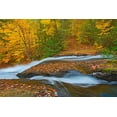 thumbnail image 2 of Jaynes Gallery 18x13 White Modern Wood Framed Museum Art Print Titled - Canada-Ontario-Ullswater Waterfall at Hatchery Falls on the Skeleton River, 2 of 4