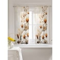 thumbnail image 3 of Spring Floral Curtains 45 Inch Length, Sheer Curtains for Bedroom Living Room Window Daisy Summer Botanical Vintage Flowers Rod Pocket Voile Drapes Kitchen Curtains Small Half Window 52"x45" 2 Panels, 3 of 6