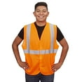 thumbnail image 3 of 10-Pack of Cordova V210P5XL Type R, Class II, Orange Mesh Vest, Hook & Loop Closure, 2-Inch Silver Reflective Tape, 5X-Large, 3 of 5