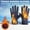 BU.Blue, variant on Winter Warm Windproof Gloves - Thickened Plush Full-Finger Touchscreen, Unisex Cycling Zipper Gloves for Outdoor Sports, Skiing, Hiking & Running Gray