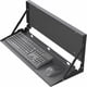 thumbnail image 1 of Soporte de pared para teclado VIVO, abatible, 60 x 20 cm, color negro, 1 of 9