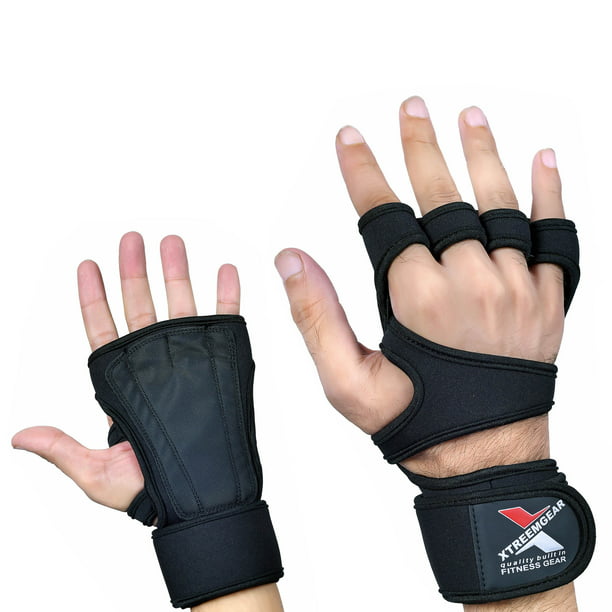 Solenoide Cien años Touhou Cross Training Gloves Wrist Support Padded Palm with Extra long Strap for  Gym - Walmart.com