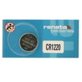 thumbnail image 1 of 25 x CR1220 Renata 3 Volt Lithium Coin Cell Batteries, 1 of 1