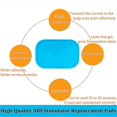 thumbnail image 4 of 60 hojas de gel compatibles con almohadilla de gel, hoja de gel de repuesto para entrenador de abdominales, cinturón de tonificación abdominal, tóner muscular, accesorios para entr, 4 of 5