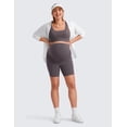 thumbnail image 3 of CRZ YOGA Butterluxe Maternity Biker Shorts 6" Pregnancy Yoga Workout Womens Activewear Buttery Soft, 3 of 6