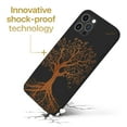 thumbnail image 3 of Case Yard Wooden Case for iPhone-11-Pro Soft TPU Silicone cover Slim Fit Shockproof Wood Protective Phone Cover for Girls Boys Men and Women Supports Wireless Charging Tree Design, 3 of 7
