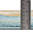 thumbnail image 4 of Rugs.com Haerfest Collection Rug – 5 Ft Round Blue Low Rug Perfect For Kitchens, Dining Rooms, 4 of 9