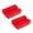 Red-2pcs, variant on 32 Holes Screwdriver Bits Holder PVC Soft Rubber Storage Tray Organization Hexagonal Screwdriver Head Drill Bit Stand Power Tool