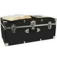 thumbnail image 3 of Seward Trunk Coffre de Rangement pour Dortoir Universitaire et Camping, Noir, 30 Pouces (Swd5120-10), 3 of 5