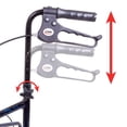 thumbnail image 6 of Carex Aluminium 3 Wheel Rollator Walker for Seniors, Height Adjustable Handles, 250 lb Capacity, 6 of 9