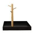 thumbnail image 2 of Gumesh Wood Key Tray for Entryway Table, Jewelry Tray, Catchall Tray with Stand Hanging Organizer, for Rings, Phone, Bracelets Watches, 2 of 6