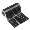 thumbnail image 1 of Uxcell Wood Grain Wallpaper Border 5" x 16.4ft Textured Frame Sticker, Black Texture, 1 of 7