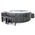 thumbnail image 1 of Intex PureSpa Plus Greywood Inflatable Hot Tub Jet Spa w/ Accessory Benches, 1 of 9