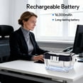 thumbnail image 6 of WORKHAW Electric Lunch Box, 6.75 Cup Automatic Food Warmer (212°F), Rechargeable Portable Heated Meal Container for Office, Travel, Outdoor (Dark Blue), 6 of 7