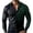 Army Green, variant on Shirts for Men Long Sleeve Button Front Leopard Print Slim Fit Shirt, Trendy Color Block Casual Shirt for Party Night Club Street Wear Coffee 3XL