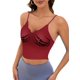 thumbnail image 2 of Camisola Corta Sin Mangas con Estampado de Calavera de Halloween para Mujer Rojo S, 2 of 8